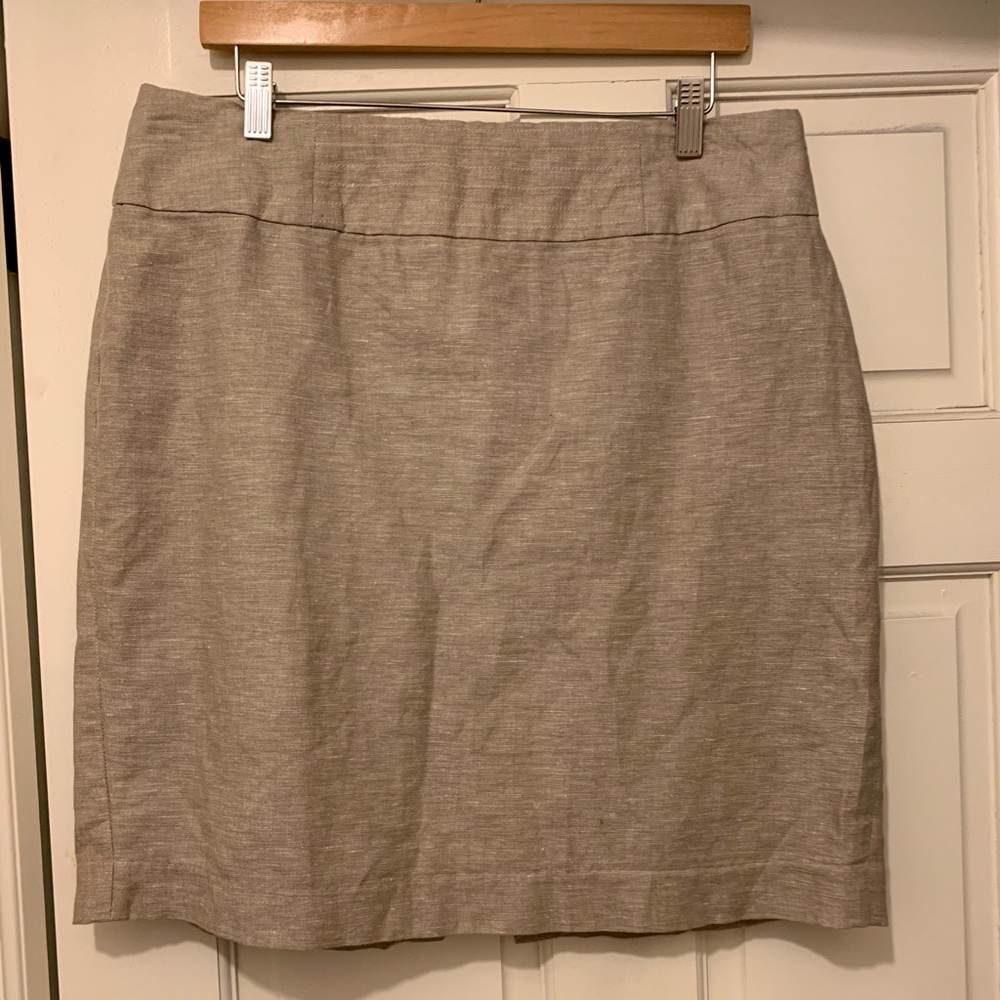 Banana Republic Linen Skirt NWOT Size 14